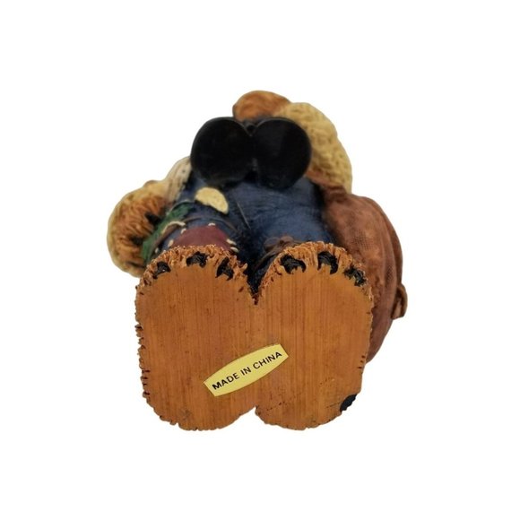 Cute Nature Lover, Bird Watcher Explorer Bear Figurine - Picture 5 of 7